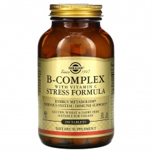  Solgar B-Complex with Vitamin C Stress Formula 100 