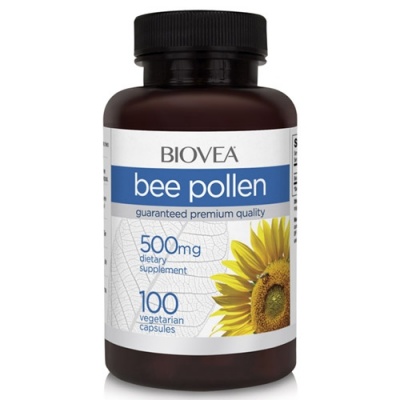 Витамины Biovea Bee Pollen 500 mg 100 caps