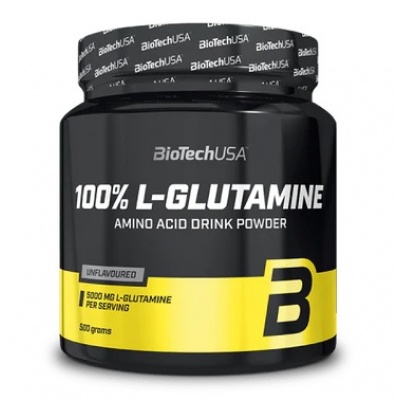 Глютамин BioTech 100% L-Glutamine 500 гр