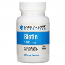  Lake Avenue Nutrition BIOTIN 5000 mcg 30 