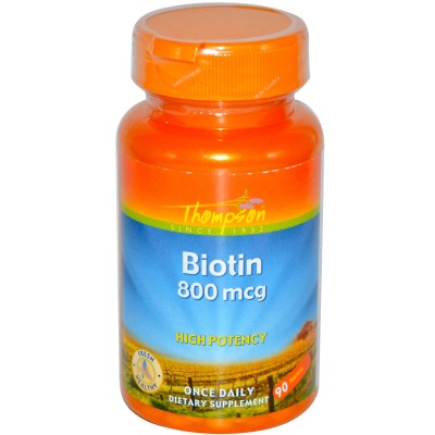 Витамины Thompson  Biotin 90 таблеток