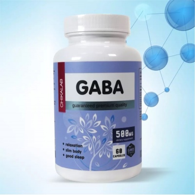 Аминокислота Chikalab GABA  500 мг 60 капсул