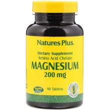 Витамины Nature's Plus Магний хелат 200 мг 90 таблеток