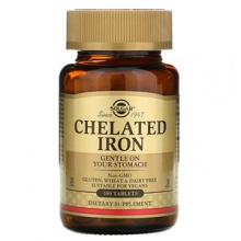 Витамины Solgar Chelated Iron 100 таблеток