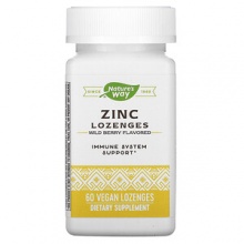  Nature's Way Zinc Lozenges 60 