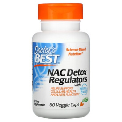  Doctors Best NAC Detox Regulators 60 