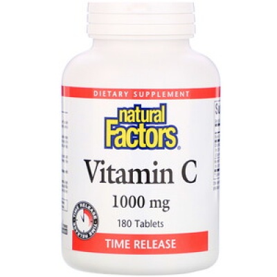 Витамины Natural Factors Витамин C 1000 mg 180 таблеток