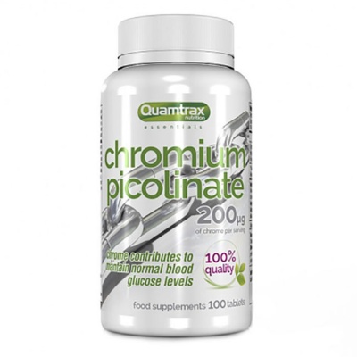 Витамины Quamtrax Nutrition Chromium Picolinate 100 таблеток