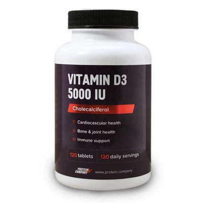 Витамины Protein Company D3 5000 120 таблеток