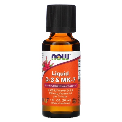  NOW Foods Liquid D-3  MK-7 30 