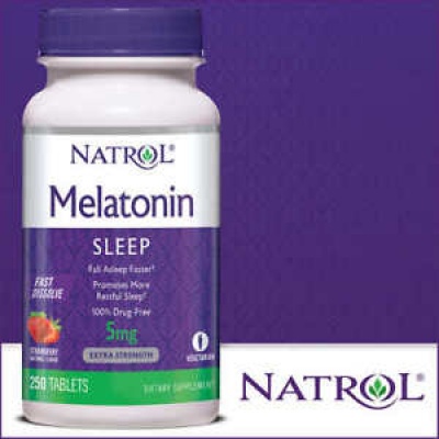 Антиоксидант NATROL Melatonin SLEEP 5 мг 250 таблеток