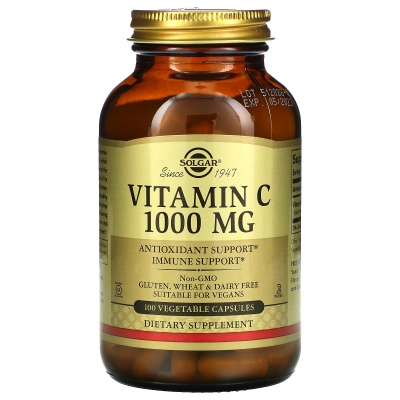 Витамины Solgar Vitamin C 1000 мг 100 капсул