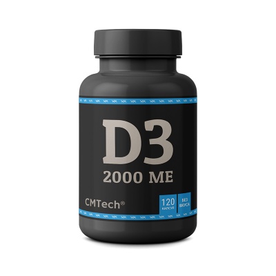 Витамины CMTech витамин D3 2000 ME 120 капсул