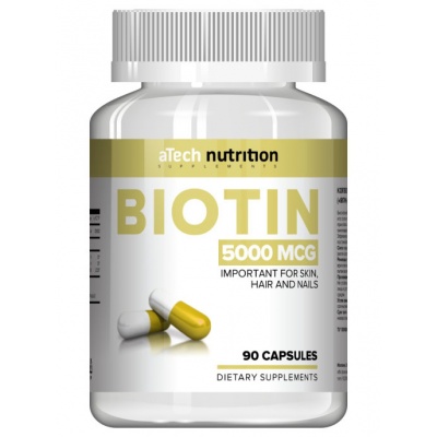 Витамины aTech Nutrition Biotin 450 мг 90 капсул
