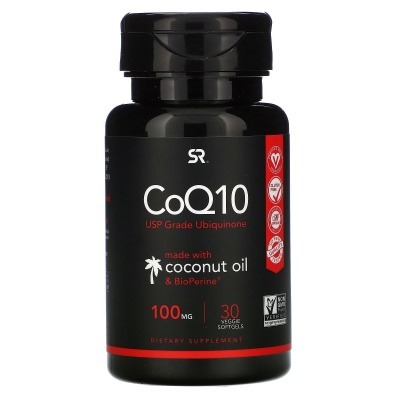 Антиоксидант Sports Research CoQ10 100 мг 30 капсул