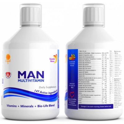Витамины Swedish Nutra Man50 + Multivitamin 500 мл