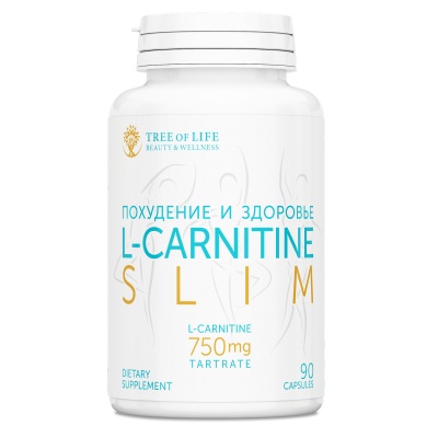 Л-Карнитин Life L-Carnitine Slim 750 мг 90 капсул