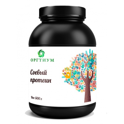 Протеин Оргтиум соевый изолят 500 гр
