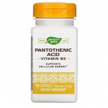  Nature`s Way Pantothenic Acid (vitamin B5) 500  100 