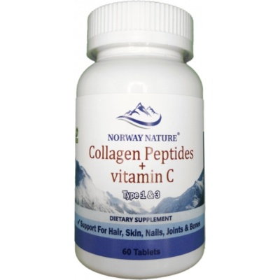 Коллаген Norway Nature Collagen 750 mg Vitamin C 60 таблеток
