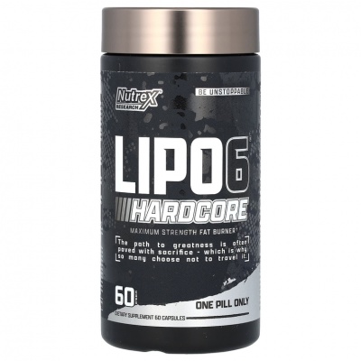 Жиросжигатель Nutrex Lipo-6 Hardcore 60 капсул