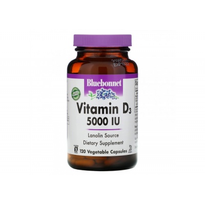 Витамины Bluebonnet Nutrition Vitamin D3 5000 IU 100 капсул