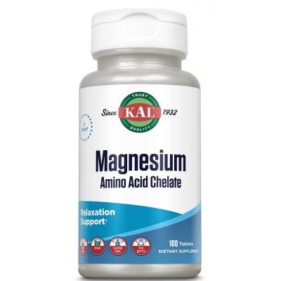 Витамины Innovative Quality KAL Magnesium Chelated 220 мг 100 таблеток