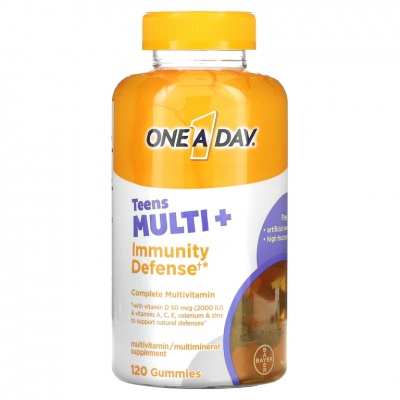 Витамины One-A-DayTeens Multi+Immunity Defense 120 жевательных мармеладок