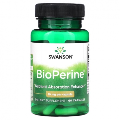 Витамины Swanson Bioperine 10 мг 60 капсул