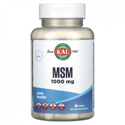 Хондропротектор Innovative Quality KAL MSM 1000 мг 80 капсул