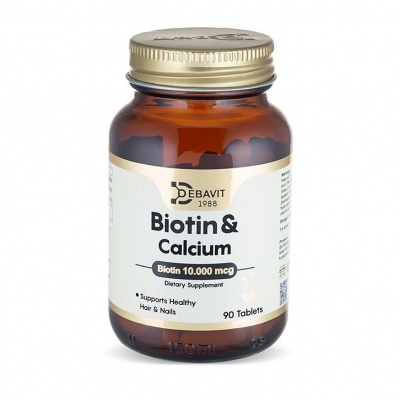 Витамины Debavit Biotin + Calcium 90 таблеток