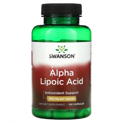 Антиоксидант Swanson Alpha Lipoic Acid 300 мг 120 капсул