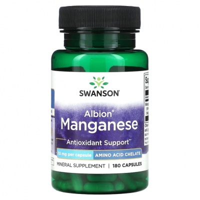 Витамины Swanson Albion Manganese 180 капсул