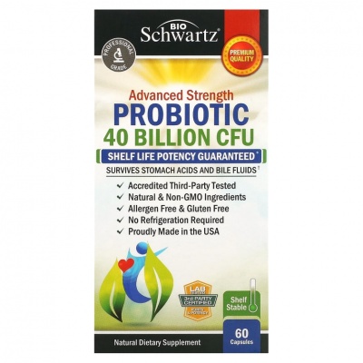 Витамины BioSchwartz Probiotic Advanced Strength 40 Billion 60 капсул