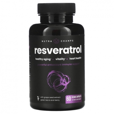 Антиоксидант Nutra Champs Resveratrol 60 капсул