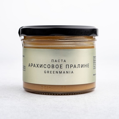 Паста Greenmania арахисовое пралине 200 гр