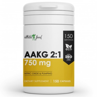 Аминокислота Atletic Food AAKG 2:1 750 мг 150 капсул
