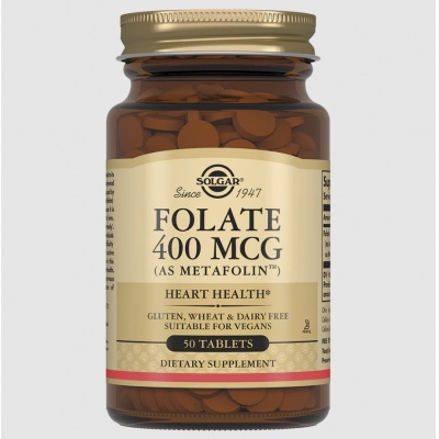 Витамины Solgar Folate 400 мкг 50 таблеток