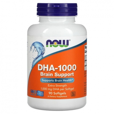 Антиоксидант NOW DHA 1000 мг 90 капсул