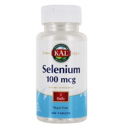Витамины KAL Selenium 100 мкг Yeast-Free 100 таблеток