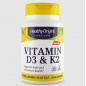 Витамины Healthy Origins D3 + K2 180 капсул