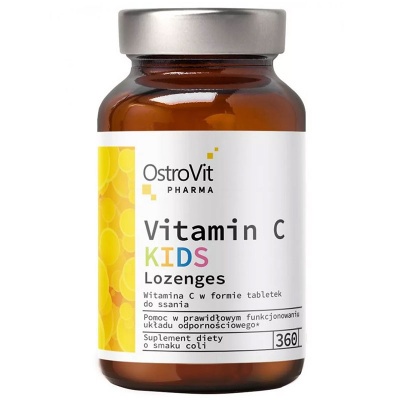 Витамины OstroVit Vitamin C Kids 40 мг 360 капсул