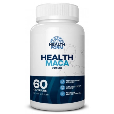 Тестобустер Health Form Maca 60 капсул