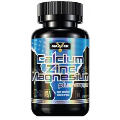 Витамины Maxler Calcium Zinc Magnesium 90 таблеток